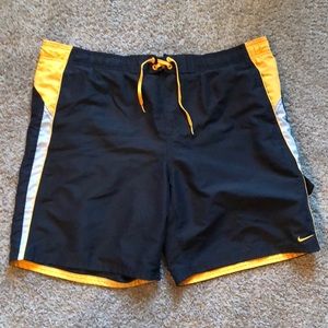 Nike swim shorts.